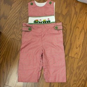 Boys Christmas Longall Smocked